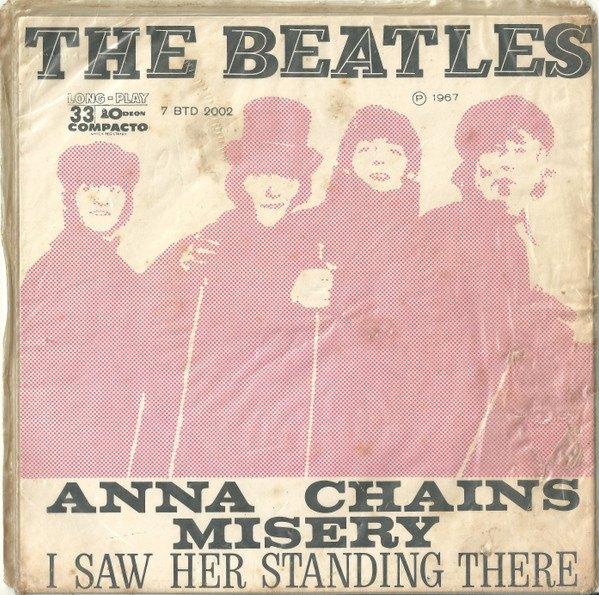 SINGLE THE BEATLES The Beatles Anna Chains Misery BRAZILIE, Verzenden, Zo goed als nieuw, Pop