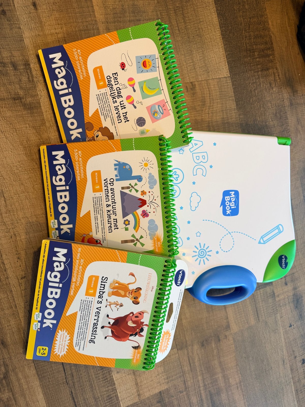 VTech MagiBook met 3 Boekjes - Werkt naar behoren!, Ophalen of Verzenden, Gebruikt, Taal en Lezen, Met geluid