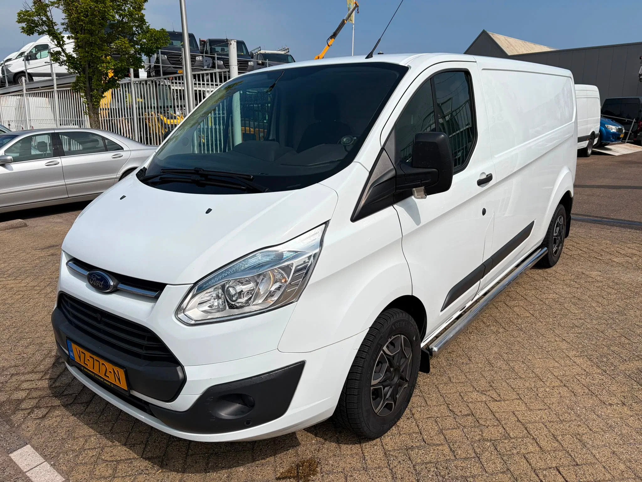Ford Transit Custom 2.2TDCI L2H1 Airco Cruise control Trekha, Auto's, Euro 5, 101 pk, Gebruikt, 4 cilinders