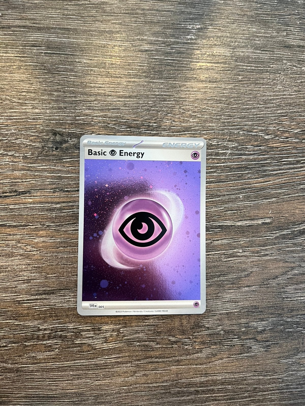 Basic Energy Psychic (cosmo holo), Hobby en Vrije tijd, Verzamelkaartspellen | Pokémon, Ophalen of Verzenden, Zo goed als nieuw
