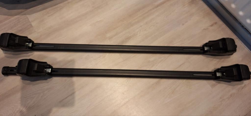 Dakkoffer met universele dragers, Auto diversen, Dakdragers, Ophalen, Zo goed als nieuw