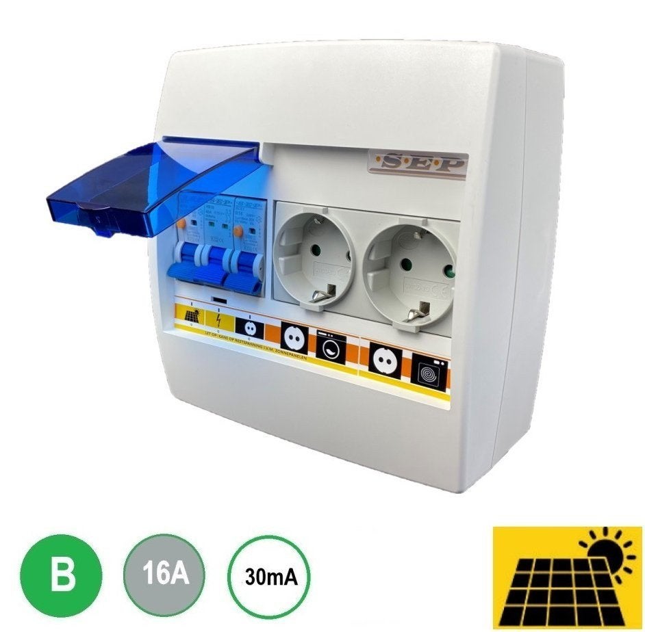 PV verdeler SUNA 3000W ALA B16 30mA 2x WCD, Verzenden, Nieuw