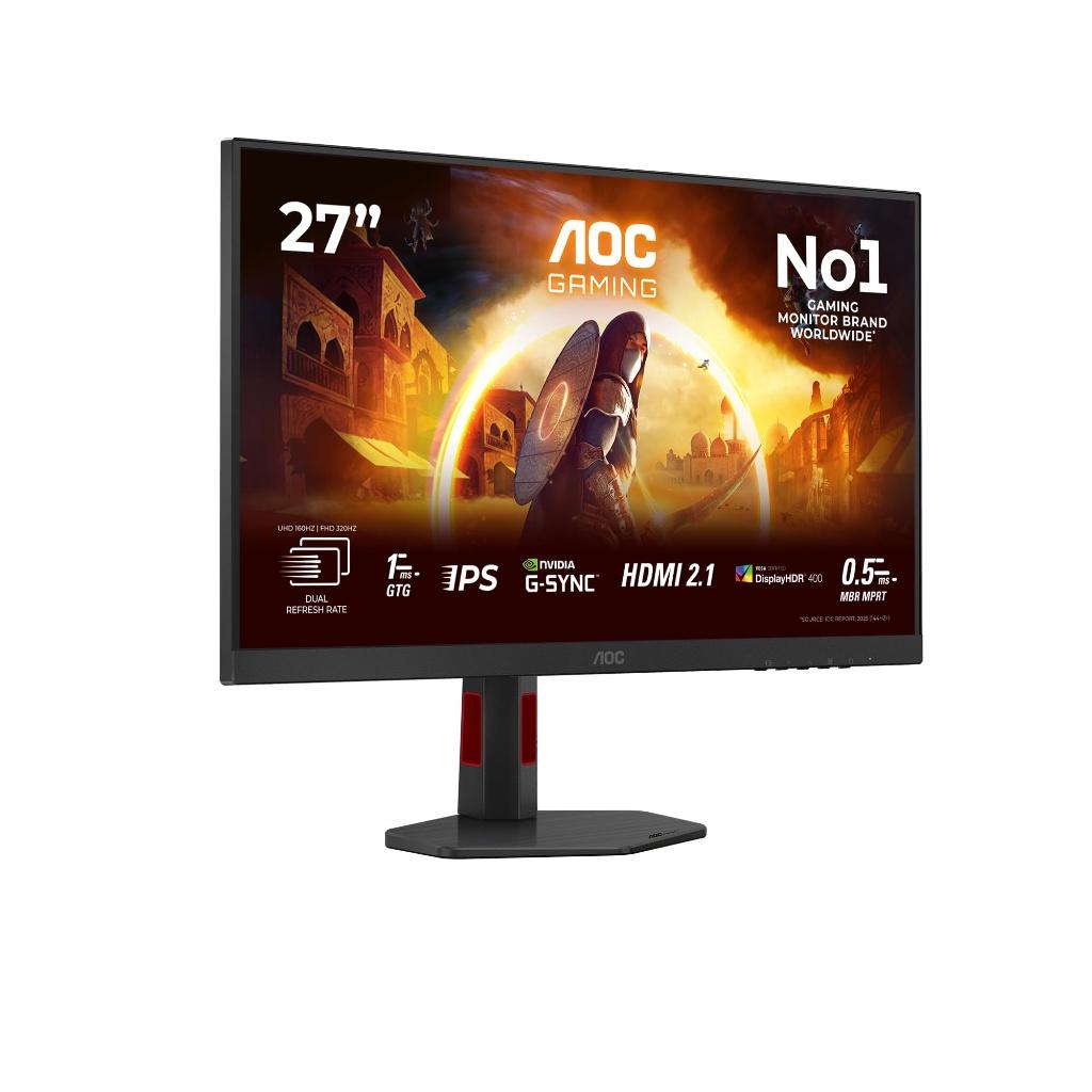 AOC Gaming U27G4R – Dual-Frame 4K (160Hz) / FHD (320Hz), Computers en Software, Monitoren, Refurbished, 201 Hz of meer, DisplayPort
