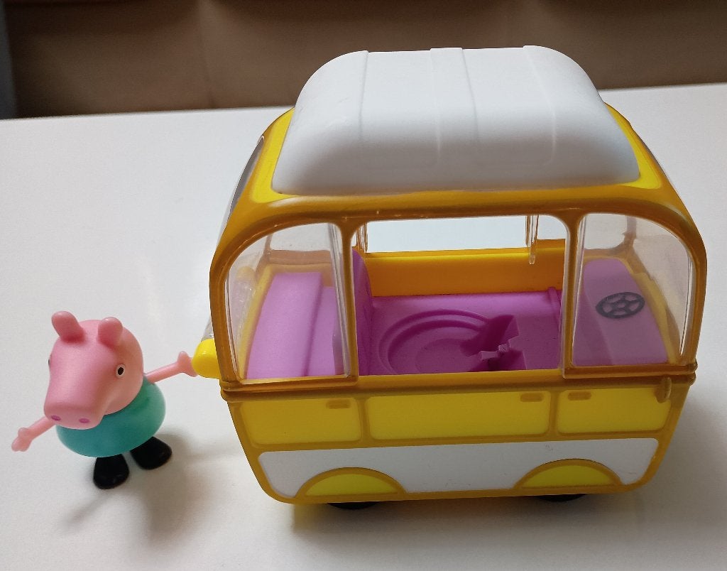 Peppa pig en camper, Ophalen of Verzenden, Zo goed als nieuw