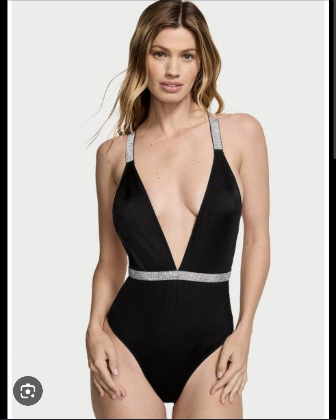 Nieuw Victoria's Secret Badpak Zwart met Glitterbandjes, Kleding | Dames, Badmode en Zwemkleding, Zwart, Nieuw, Badpak, Ophalen of Verzenden