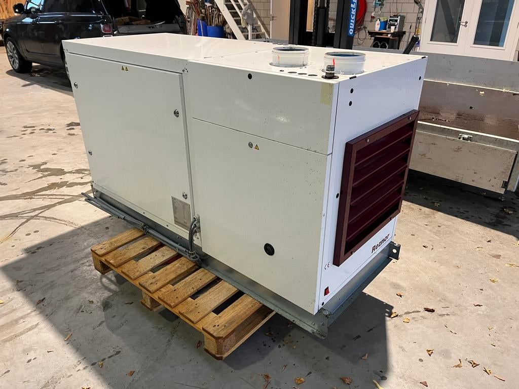 Reznor gasgestookte luchtverwarmer werkplaatskachel heater, Ophalen, Kachel, 150 cm of meer, Zo goed als nieuw