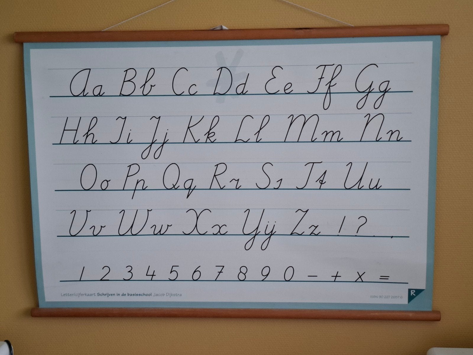 Lettercijferkaart schrijven in de basisschool Jacob Dijkstra, Ophalen of Verzenden, Overige thema's
