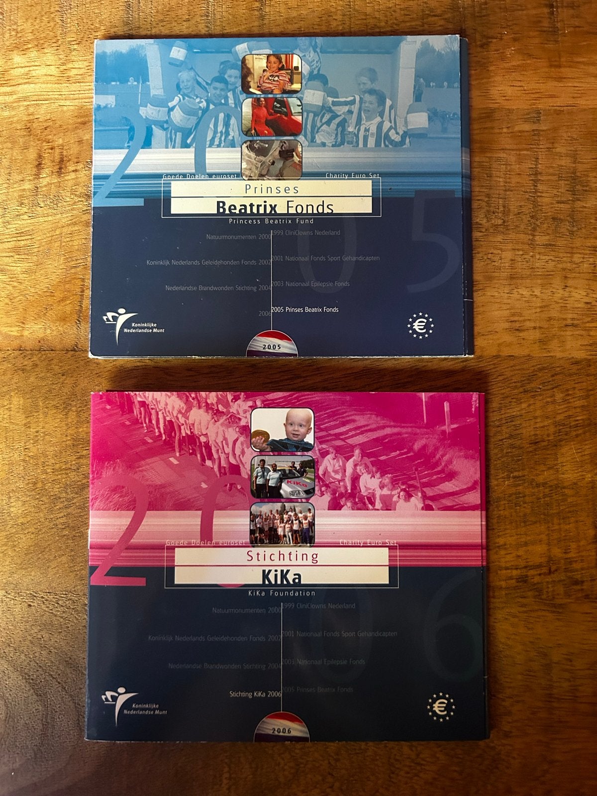 Euro muntensets Prinses Beatrix Fonds en Stichting Kika, Postzegels en Munten, Munten | Europa | Euromunten, Ophalen of Verzenden