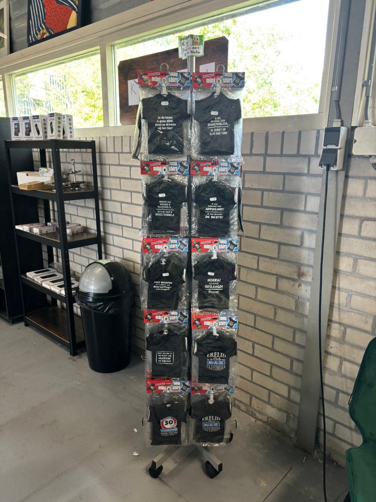 Kado shirt voor auto of om bierflesje nieuw, Ophalen, Nieuw, Nb, Nb