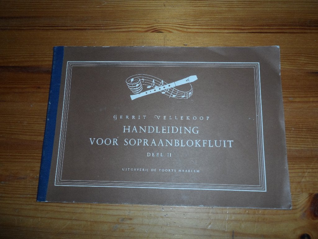 Gerrit Vellekoop, Gebruikt, Ophalen of Verzenden, Blokfluit, Artiest of Componist