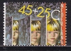 4758 - Nederland nvph 1232 gestempeld , Kinderzegel ,, Postzegels en Munten, Verzenden, Na 1940, Gestempeld