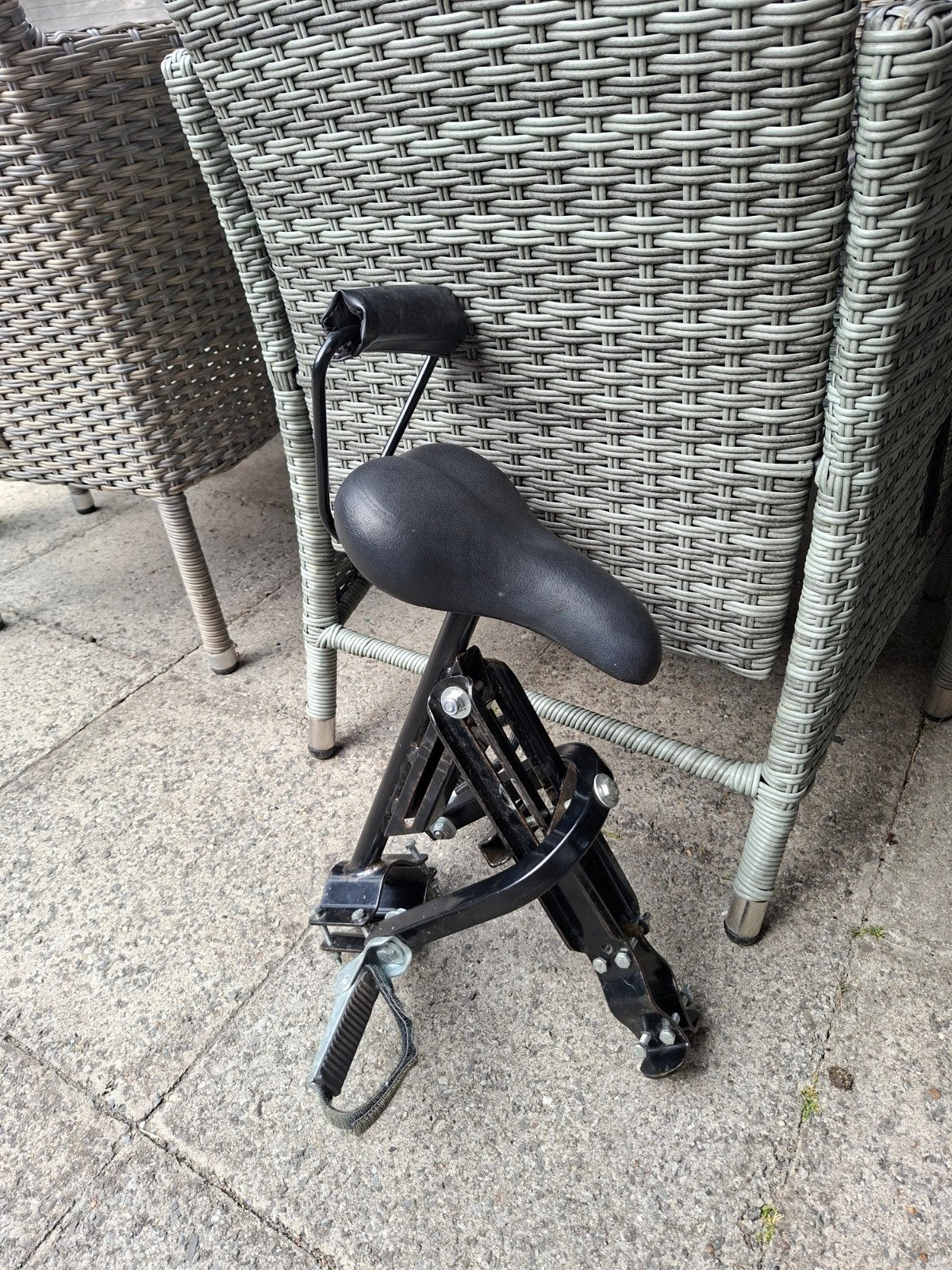 Fietszadel op stang model 4 - Kinderzitje voor fiets, Ophalen, Gebruikt