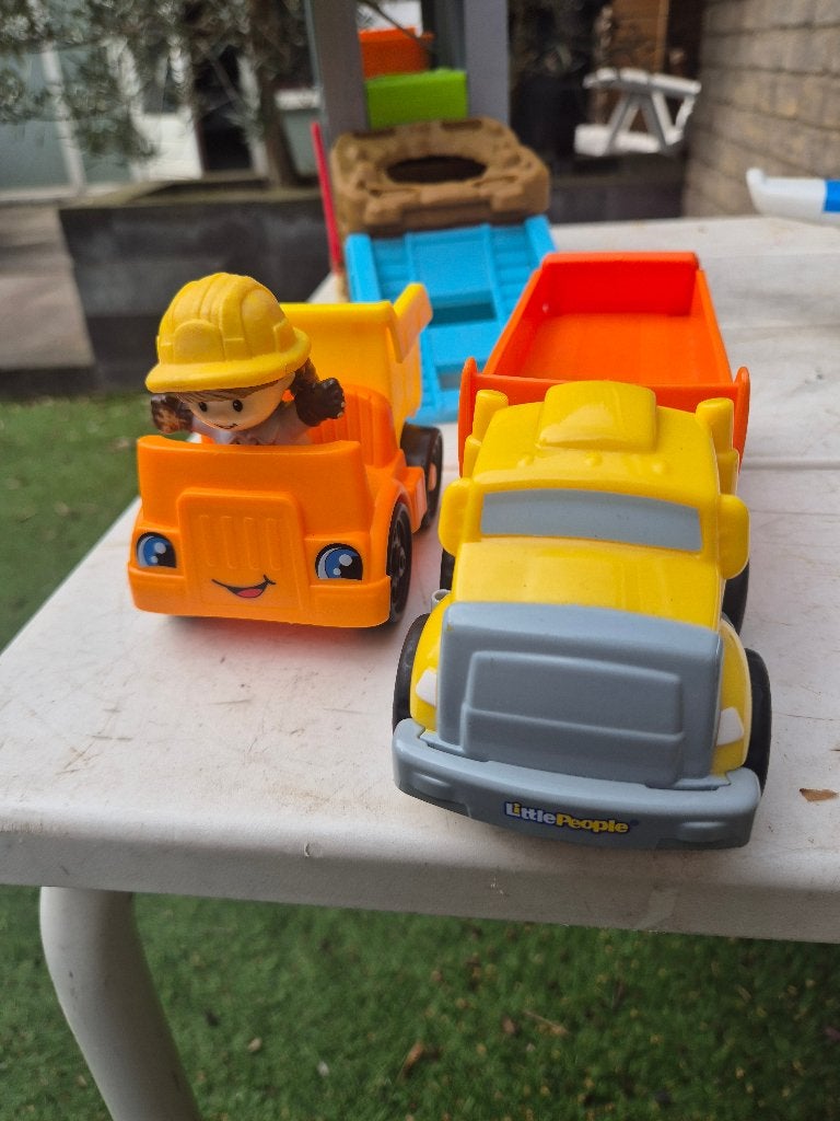 Fisher-Price vliegtuig en werkplaats, Kinderen en Baby's, Speelgoed | Fisher-Price, Ophalen of Verzenden, Gebruikt, Auto of Voertuig