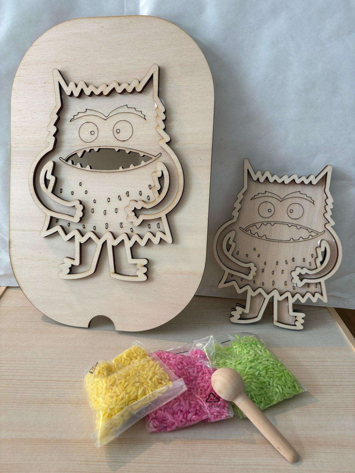 Trofast insert Kleurenmonster met speelframe en rijst, Ophalen of Verzenden, Nieuw