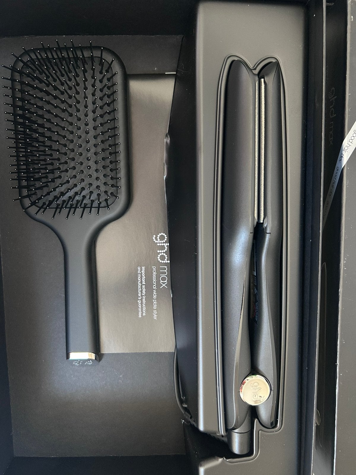 GHD max wide plate stijltang giftset - nieuw, Ophalen of Verzenden, Nieuw, Krultang of Stijltang