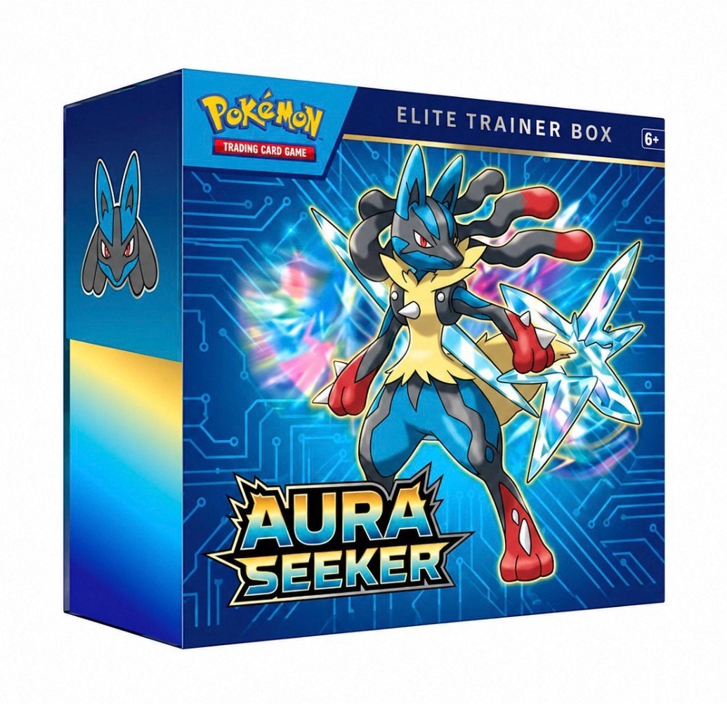 Aura Seeker [ENG] Elite Trainer Box Case [ERKENDE WEBSHOP], Ophalen of Verzenden, Zo goed als nieuw, Boosterbox