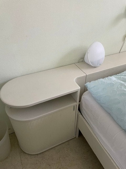 auping auronde bed ombouw/achterzijde, Gebruikt, Tweepersoons, Ophalen of Verzenden, Overige maten