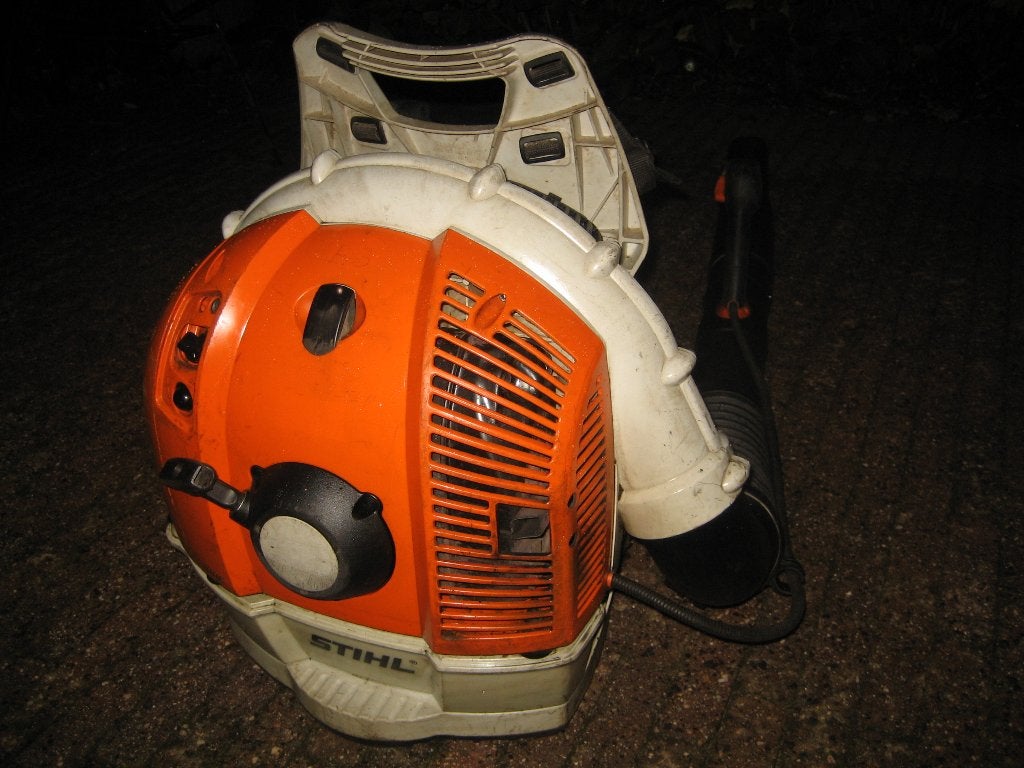 Stihl BR600 Bladblazer Ruggedragen Benzine 4-MIX, Ophalen, Gebruikt, Ruggedragen, Stihl