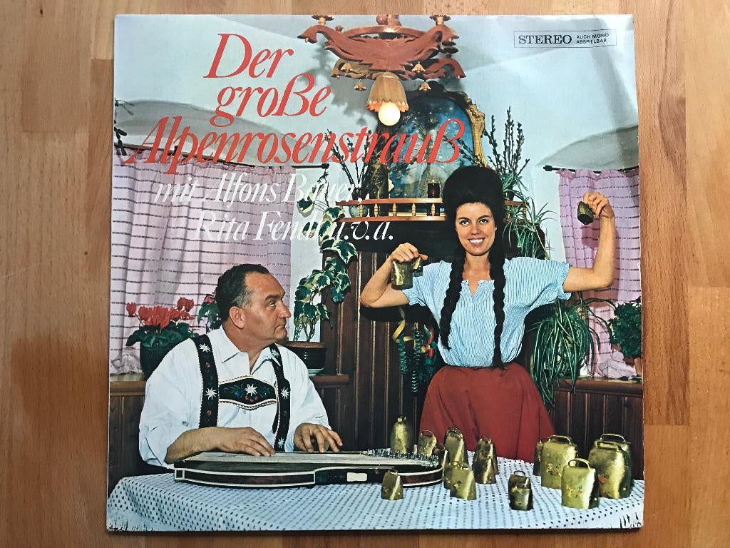 LP Duits Der Grose Alpenrosenstraus Alfons Bauer Rita Fendt, Cd's en Dvd's, Vinyl | Overige Vinyl, Ophalen of Verzenden, Gebruikt