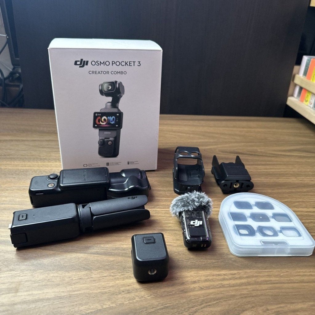 DJI Osmo Pocket 3 Creator Combo & accessoires,filters,mounts, Audio, Tv en Foto, Actiecamera's, Ophalen, Zo goed als nieuw, Overige merken