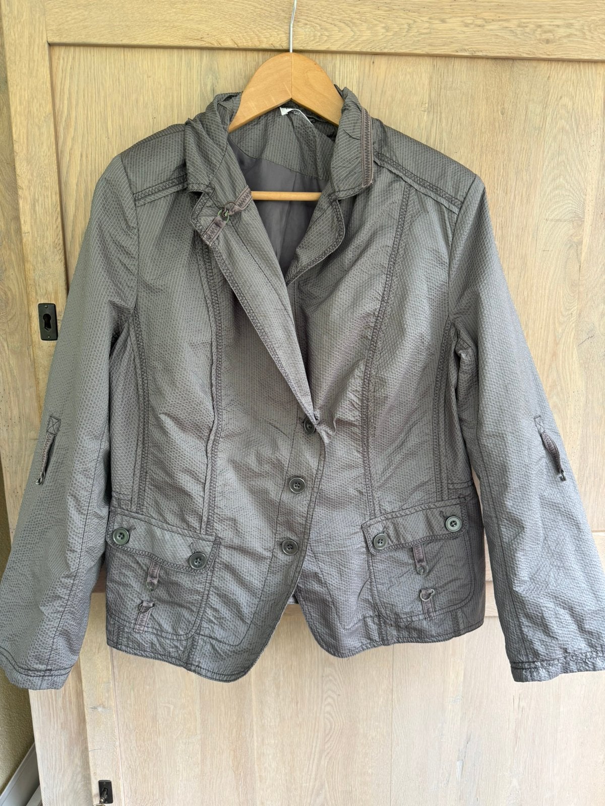 Bonita jas 46, Ophalen of Verzenden, Zo goed als nieuw, Maat 46/48 (XL) of groter, Grijs
