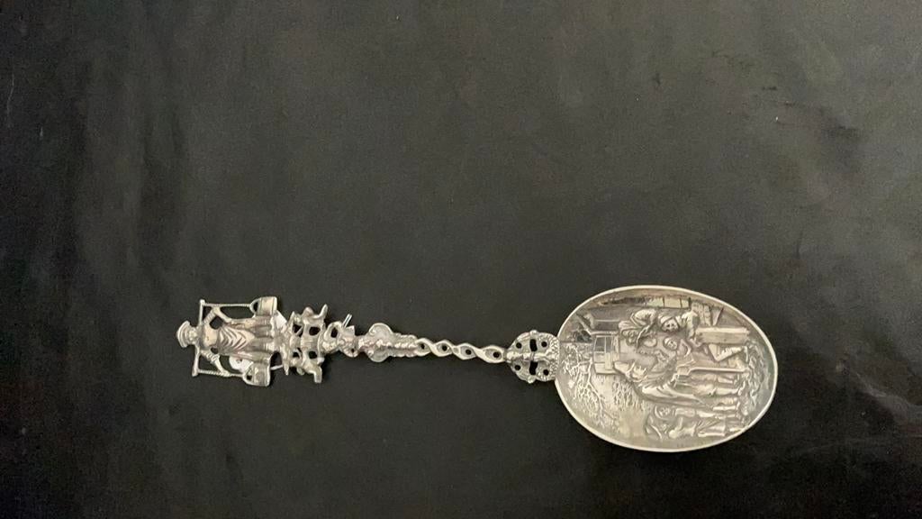 Geboorte lepel, Ophalen of Verzenden, Zilver