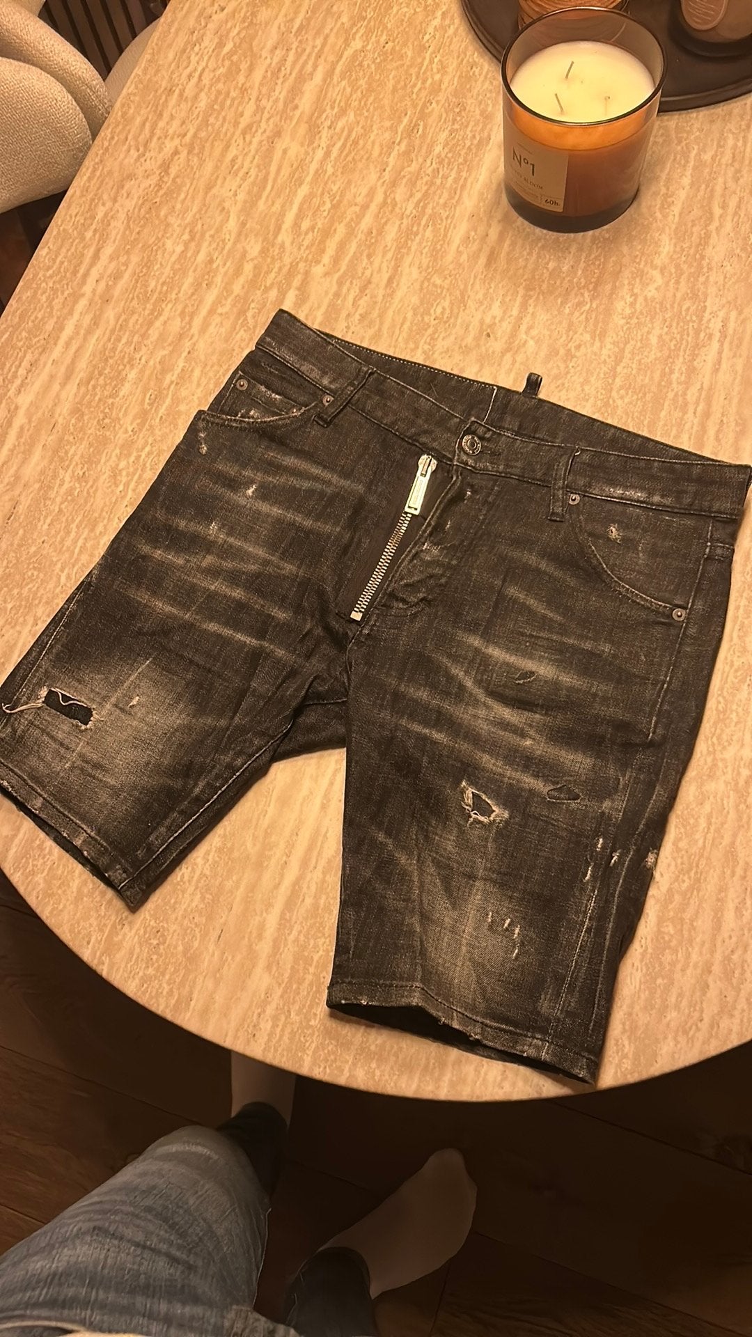 Dsquared2 Marine Shorts *Black Label* Maat 44, Ophalen of Verzenden, Zo goed als nieuw, Zwart, W32 (confectie 46) of kleiner