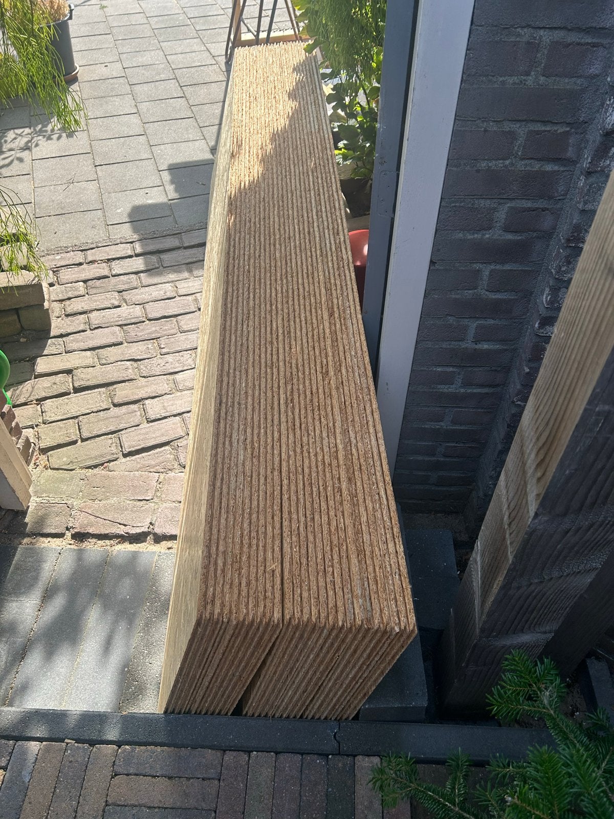 OSB plaat 244x59cm, 12mm dik 25st, Ophalen, Minder dan 25 mm, Overige typen, Nieuw