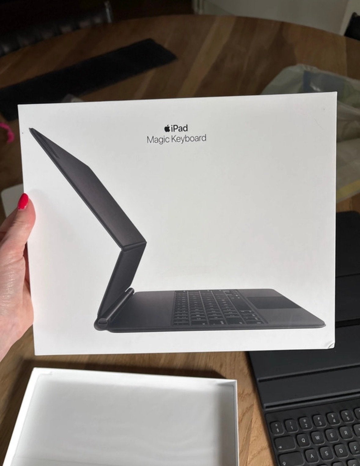 Apple Magic Keyboard voor iPad Air 13" / iPad Pro 12.9" (3e-, Computers en Software, Bescherming voor- en achterkant, Ophalen of Verzenden