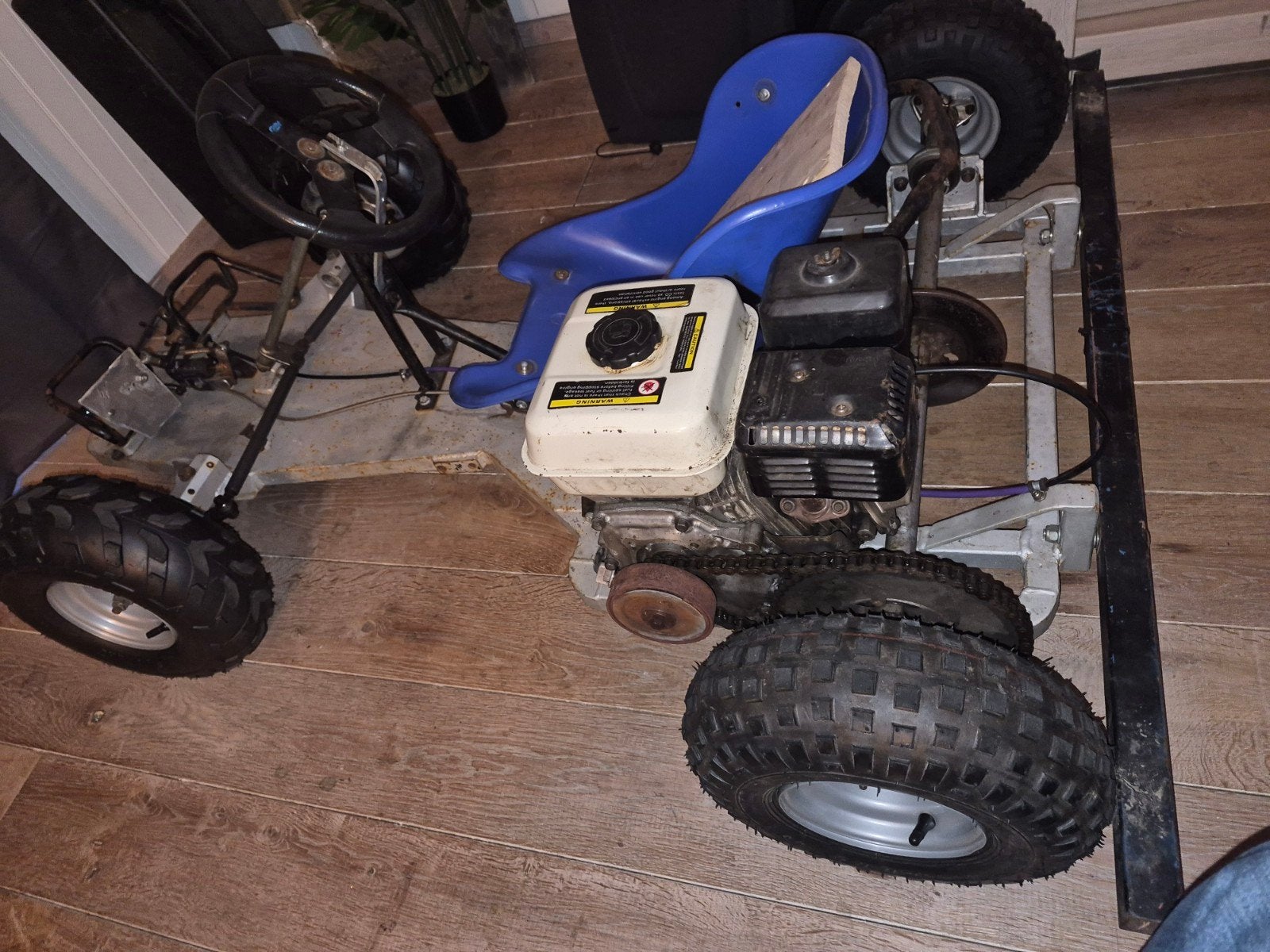 Kart met Honda GX160 blok - Nieuwe banden en remmen, Ophalen, Gebruikt, Kart
