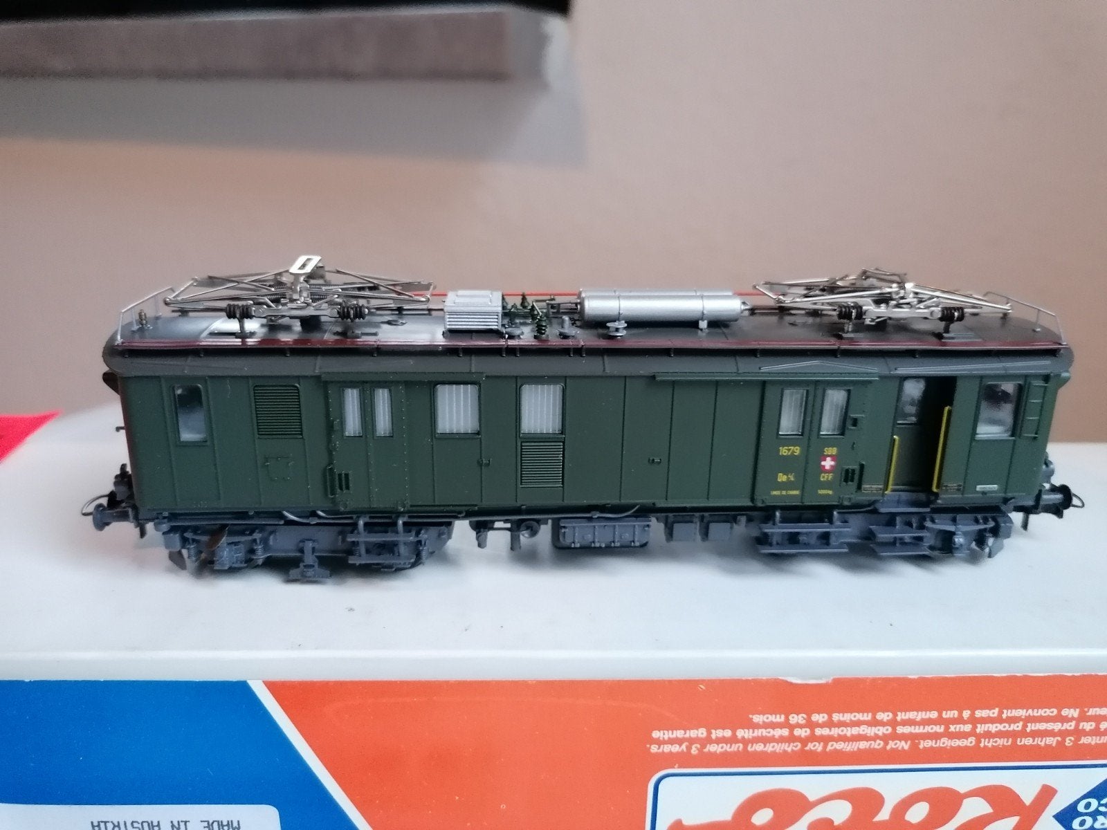 Roco H0. ~AC SBB elektrische bagagelok. De 4/4 nr. 1679., Wisselstroom, Gebruikt, Locomotief, Verzenden