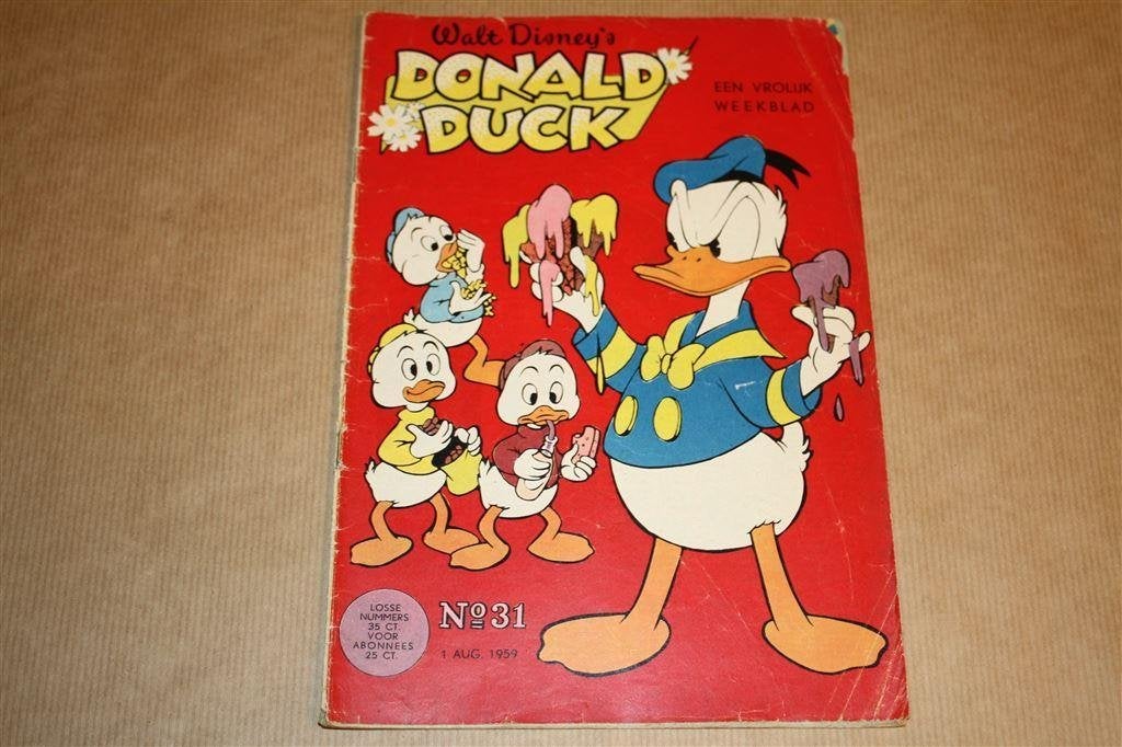 Donald Duck. No 31 - 1959., Eén stripboek, Ophalen of Verzenden, Gelezen