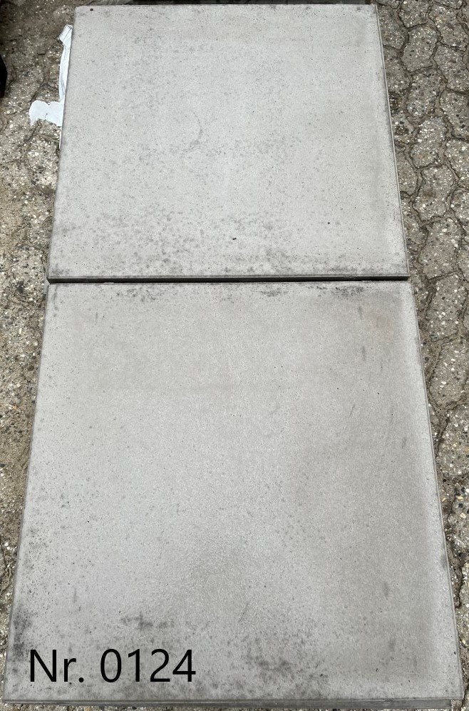 Restpartij tegels 60x60x4 Nr. 0124-0125, Ophalen, Nieuw, Beton, Terrastegels