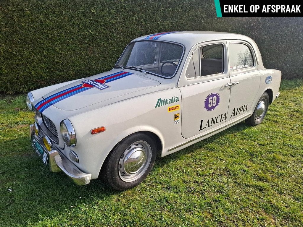 Lancia Appia SIII Berlina - 1959, Auto's, Oldtimers, Bedrijf, Te koop, Lancia, Benzine, Sedan, Handgeschakeld, Geïmporteerd, Wit