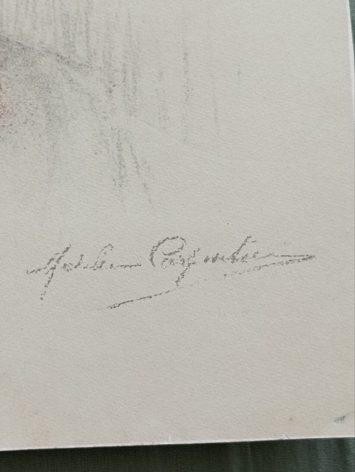 Prent Portret van een Meisje 20e eeuw, Ophalen of Verzenden, Voor 1940, Gebruikt