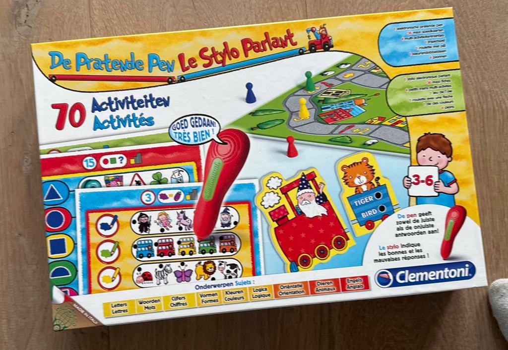 Clementoni De Pratende Pen 70 Activiteiten, Kinderen en Baby's, Speelgoed | Educatief en Creatief, Ophalen, Gebruikt, Taal en Lezen