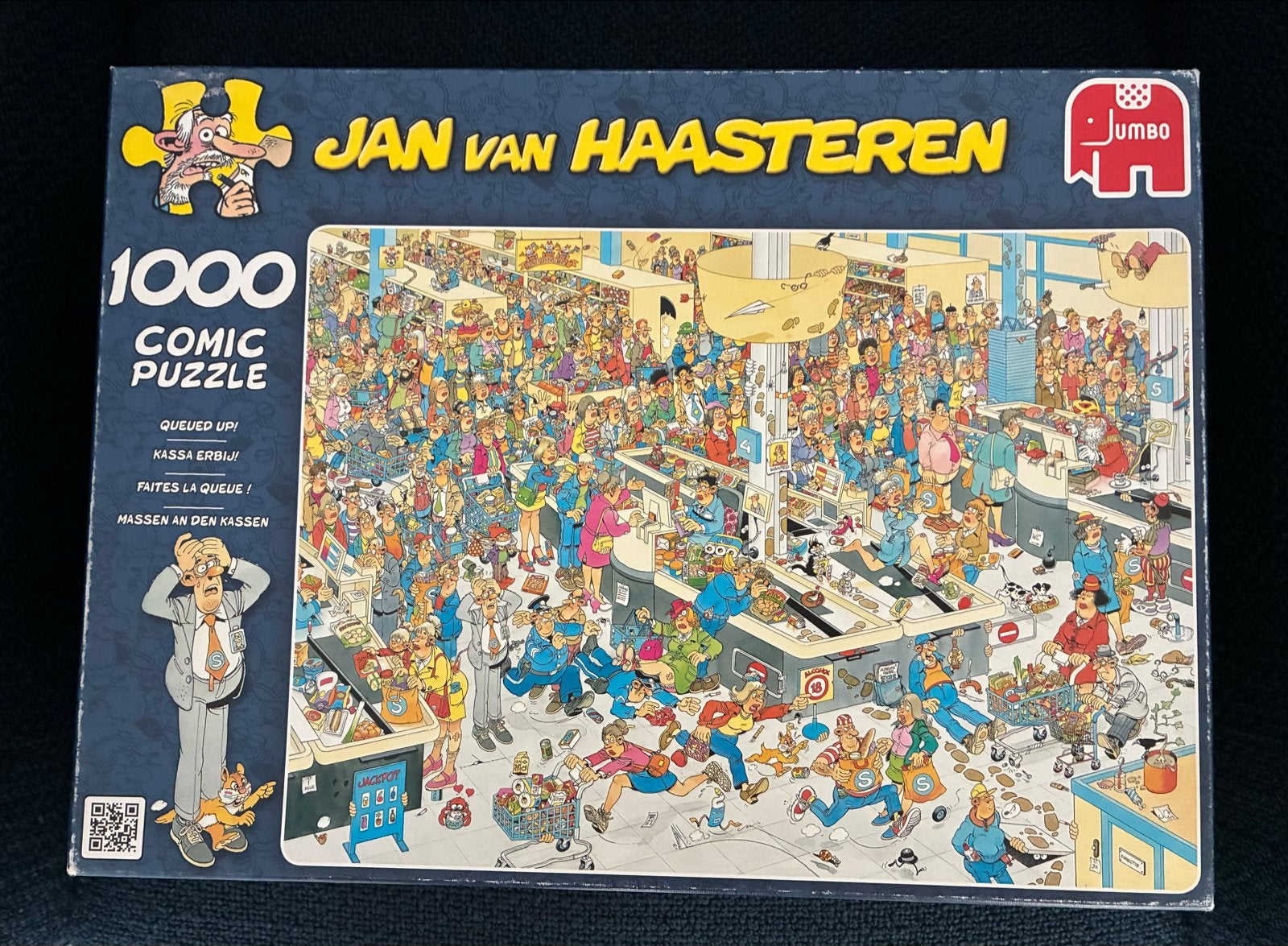 Jan van Haasteren Puzzel 1000 stukjes - Kassa erbij!, Ophalen, 500 t/m 1500 stukjes, Gebruikt, Legpuzzel