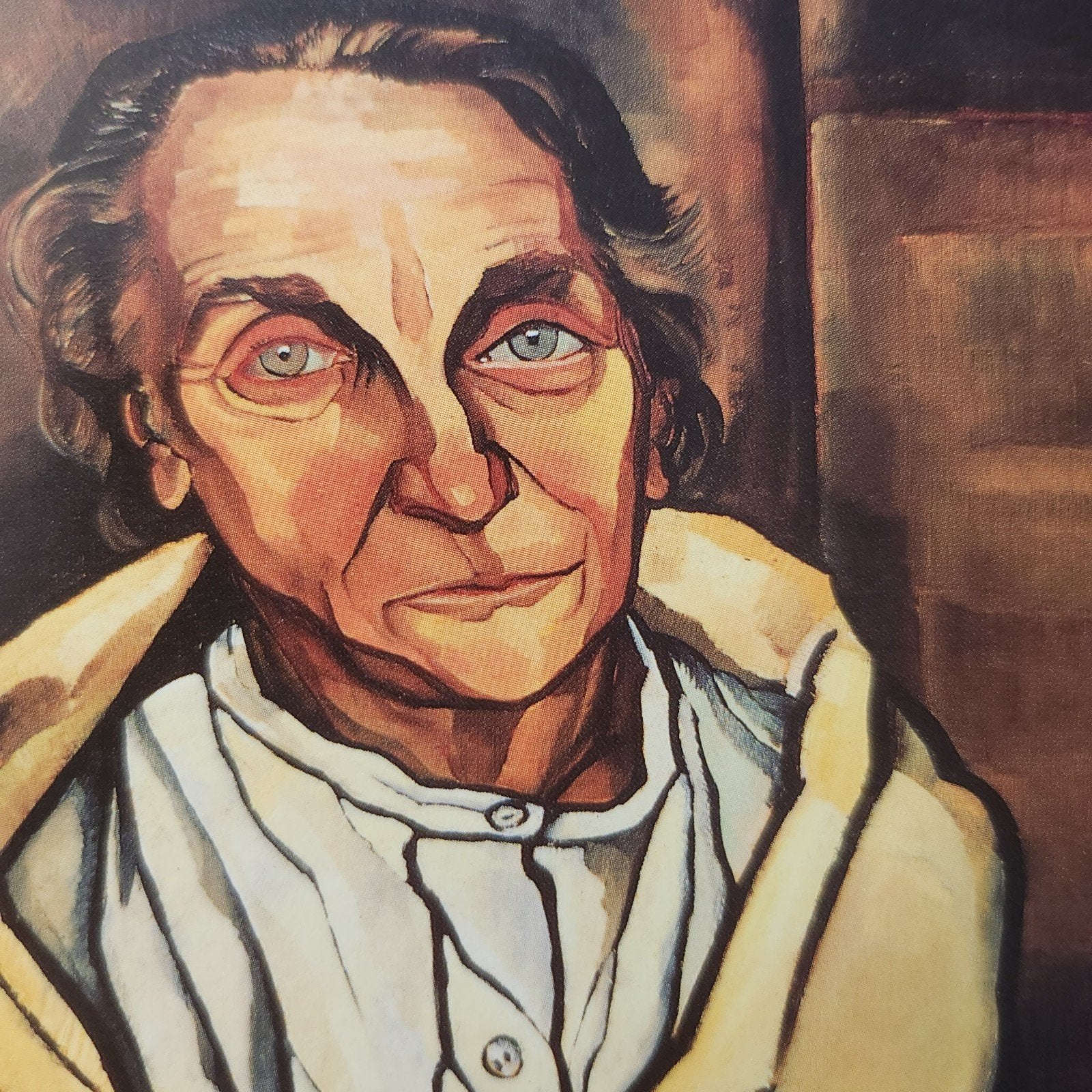 Kunstkaart Toorop Patiënte uit krankzinnigengesticht, Verzenden, 1980 tot heden, Ongelopen, Cultuur en Media