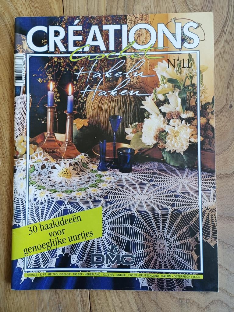 DMC Creations 11 met 30 patronen om te haken, Ophalen of Verzenden, Zo goed als nieuw, Overige onderwerpen, DMC Créations