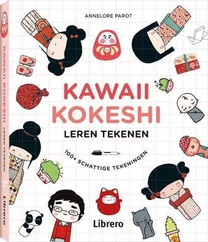 Annelore Parot: Kawaii Kokeshi. Leren tekenen. 100+ tekening, Ophalen of Verzenden, Nieuw, Boek of Gids