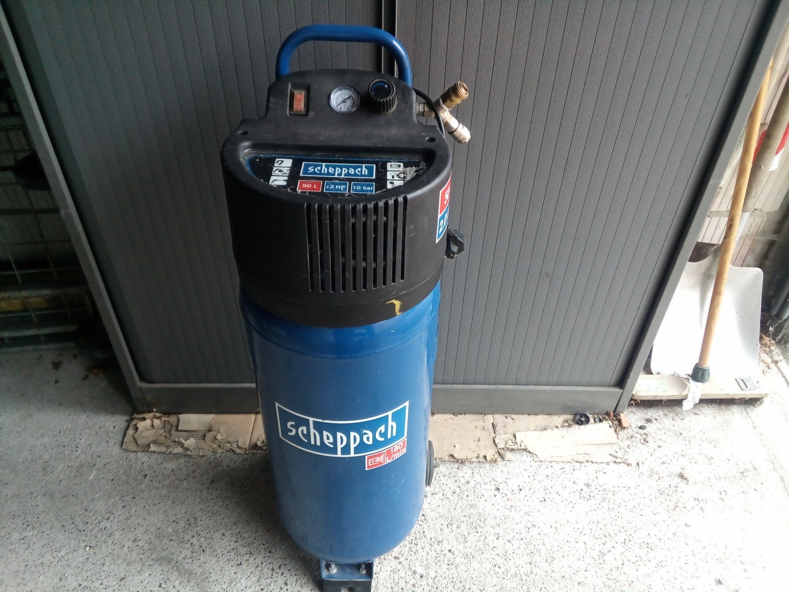 Sheppach HC 50 V compressor, Ophalen, 6 tot 10 bar, Zo goed als nieuw, Minder dan 200 liter/min