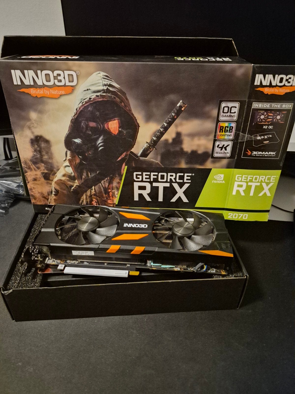 Inno3D GeForce RTX 2070 - Zo goed als nieuw, Computers en Software, Videokaarten, PCI-Express 3, GDDR6, Ophalen of Verzenden, Zo goed als nieuw
