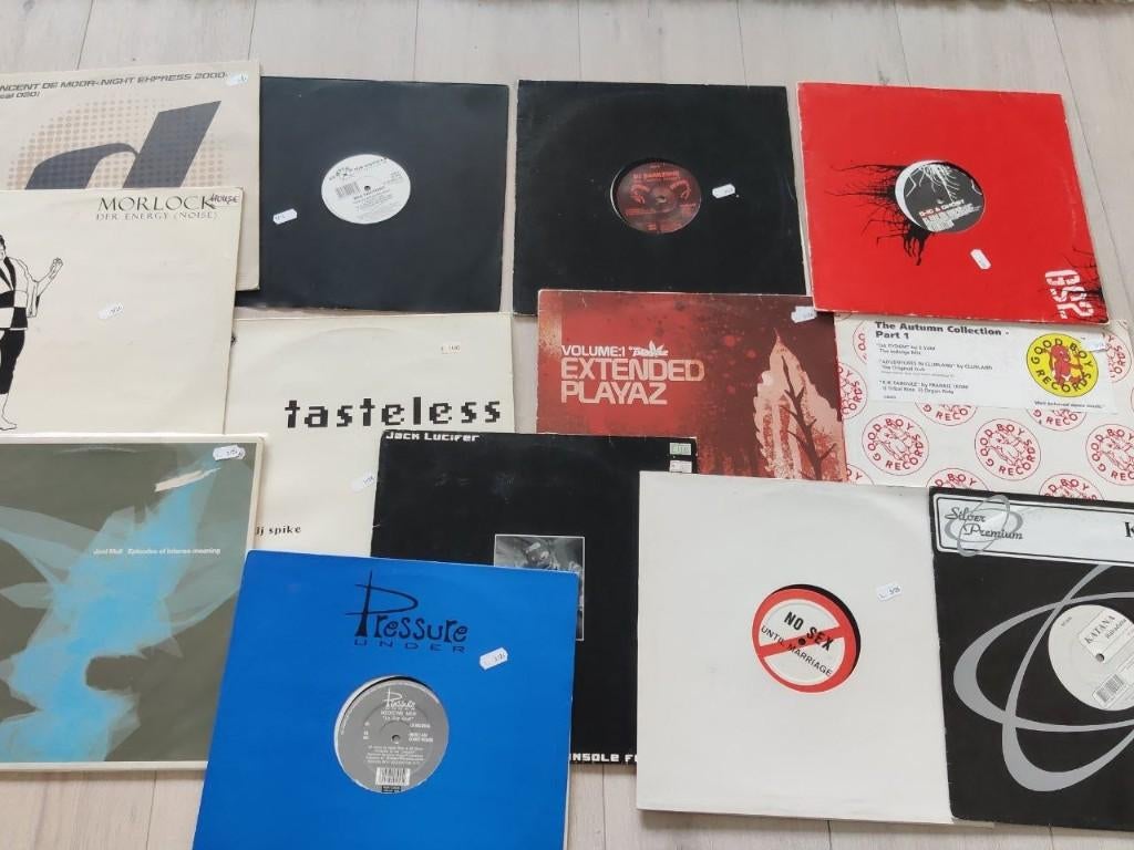 Verzameling oude dance / techno / trans platen, Ophalen of Verzenden, Zo goed als nieuw, 12 inch, Techno of Trance