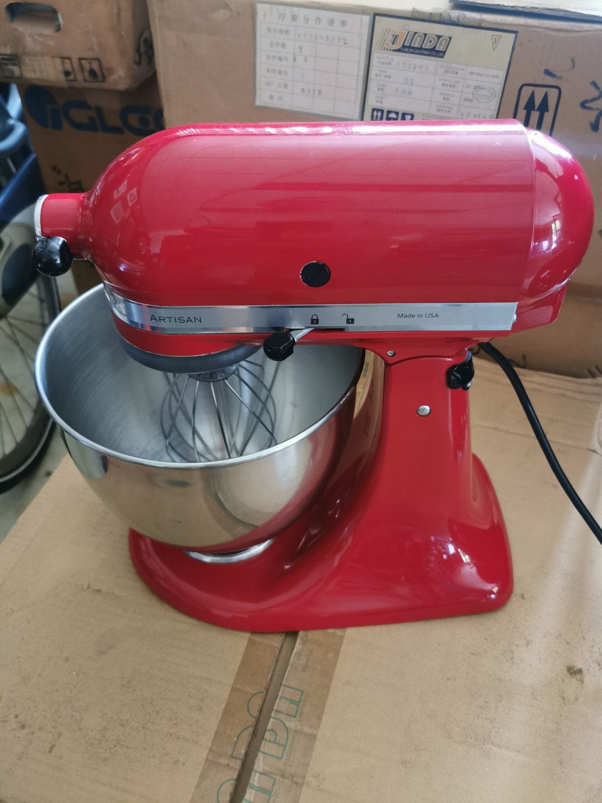 Kitchenaid Artisan, Witgoed en Apparatuur, 4 liter of meer, Gebruikt, 3 snelheden of meer, Ophalen of Verzenden