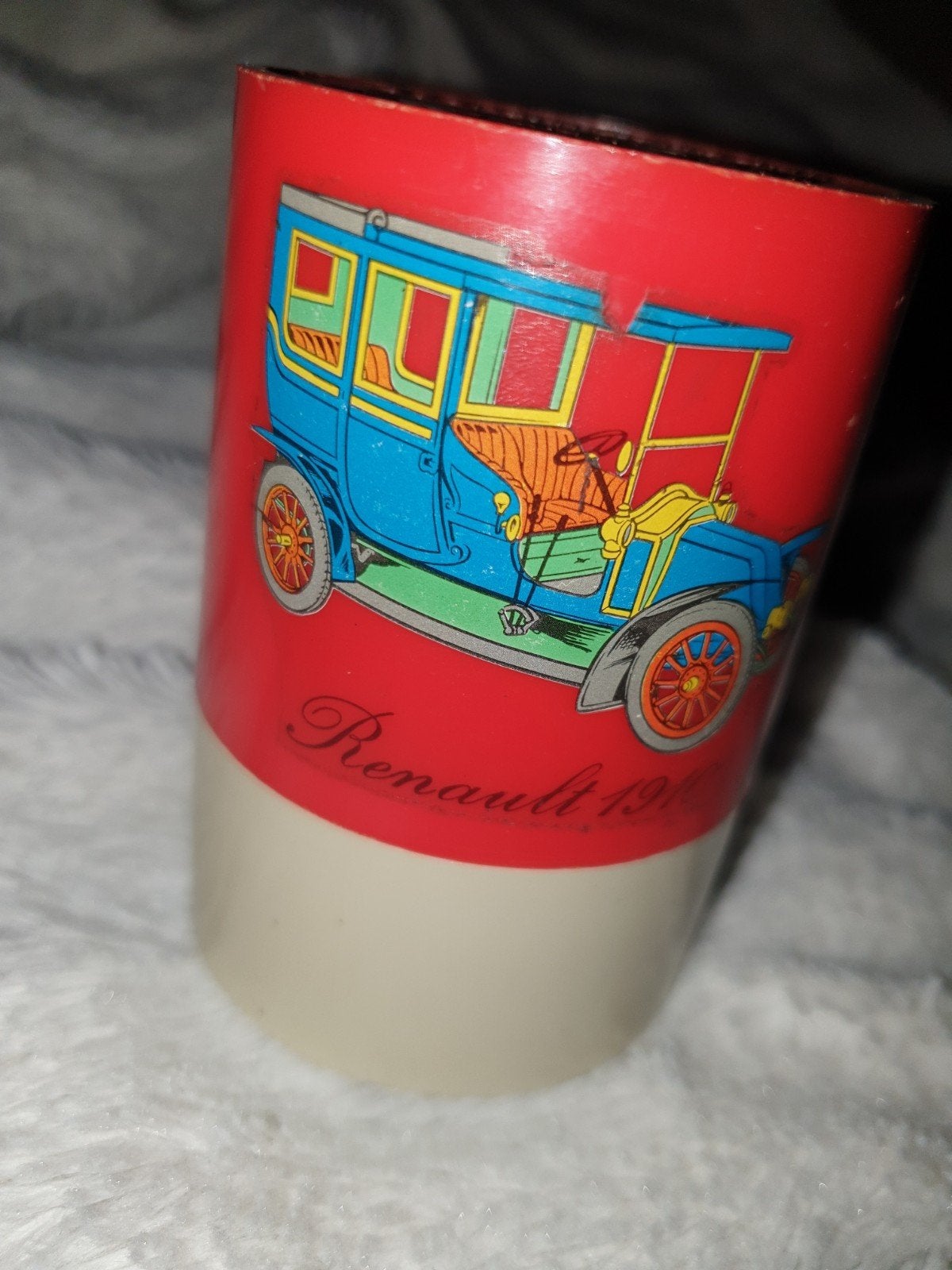 Vintage Boerenleenbank spaarpot Renault 1910, Ophalen of Verzenden, Gebruikt, Kunststof, Vervoermiddel