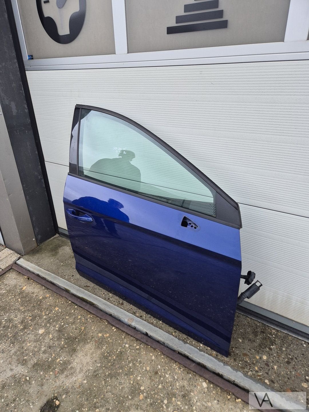 Seat Leon 5f 2013 - 2021 deur portier rechts voor blauw €300, Auto-onderdelen, Gebruikt, -, Deur, -