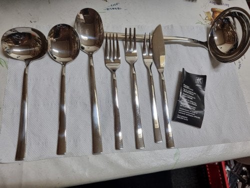 Bestek onderdelen zwilling 8 delig, Huis en Inrichting, Keuken | Bestek, Ophalen of Verzenden, 'T Olde Gre-j, Info@toldegrej.nl