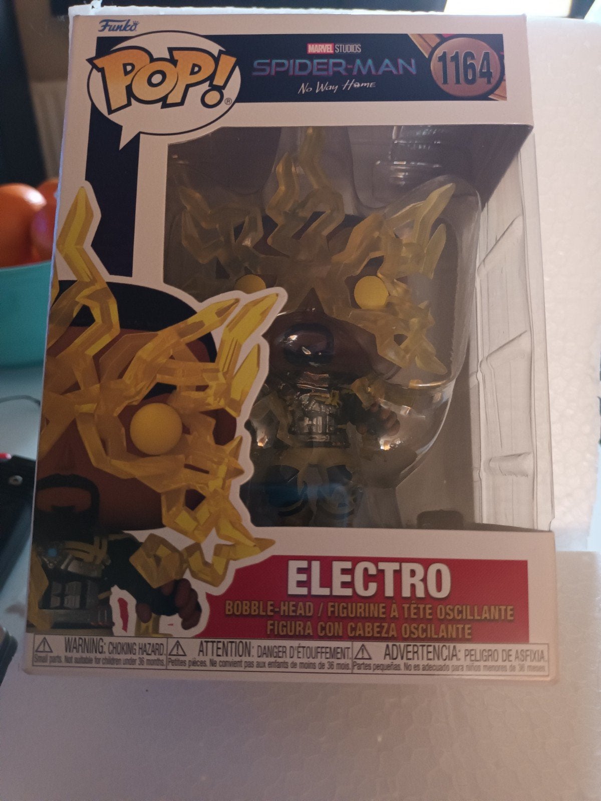 Funko Pop! Spider-Man No Way Home Electro #1164, Ophalen of Verzenden, Zo goed als nieuw