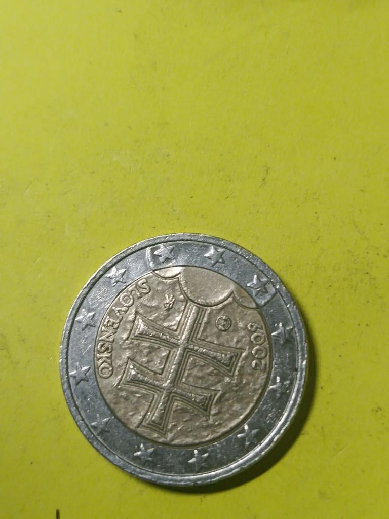 2 Euro munt Slowakije 2009, Ophalen of Verzenden, Slowakije, 2 euro, Losse munt