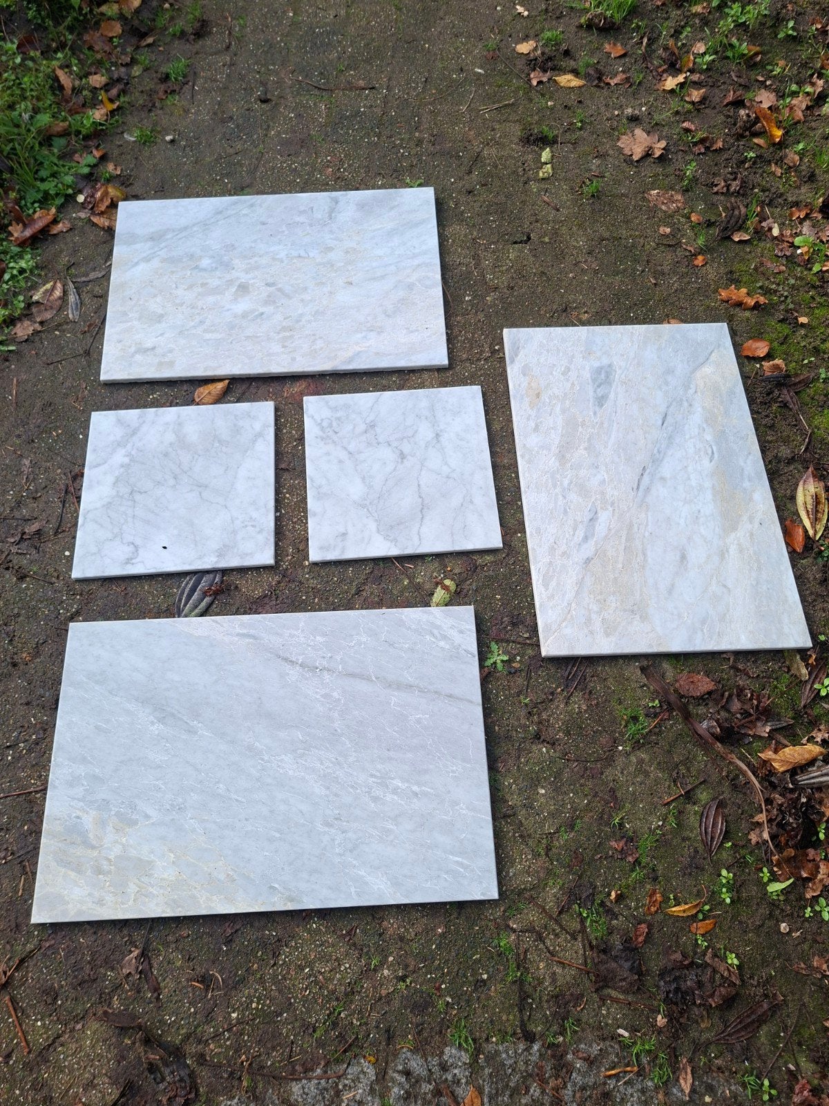 Prachtige marmeren tegels, Ophalen, 60 cm of meer, Zo goed als nieuw, 10 m² of meer